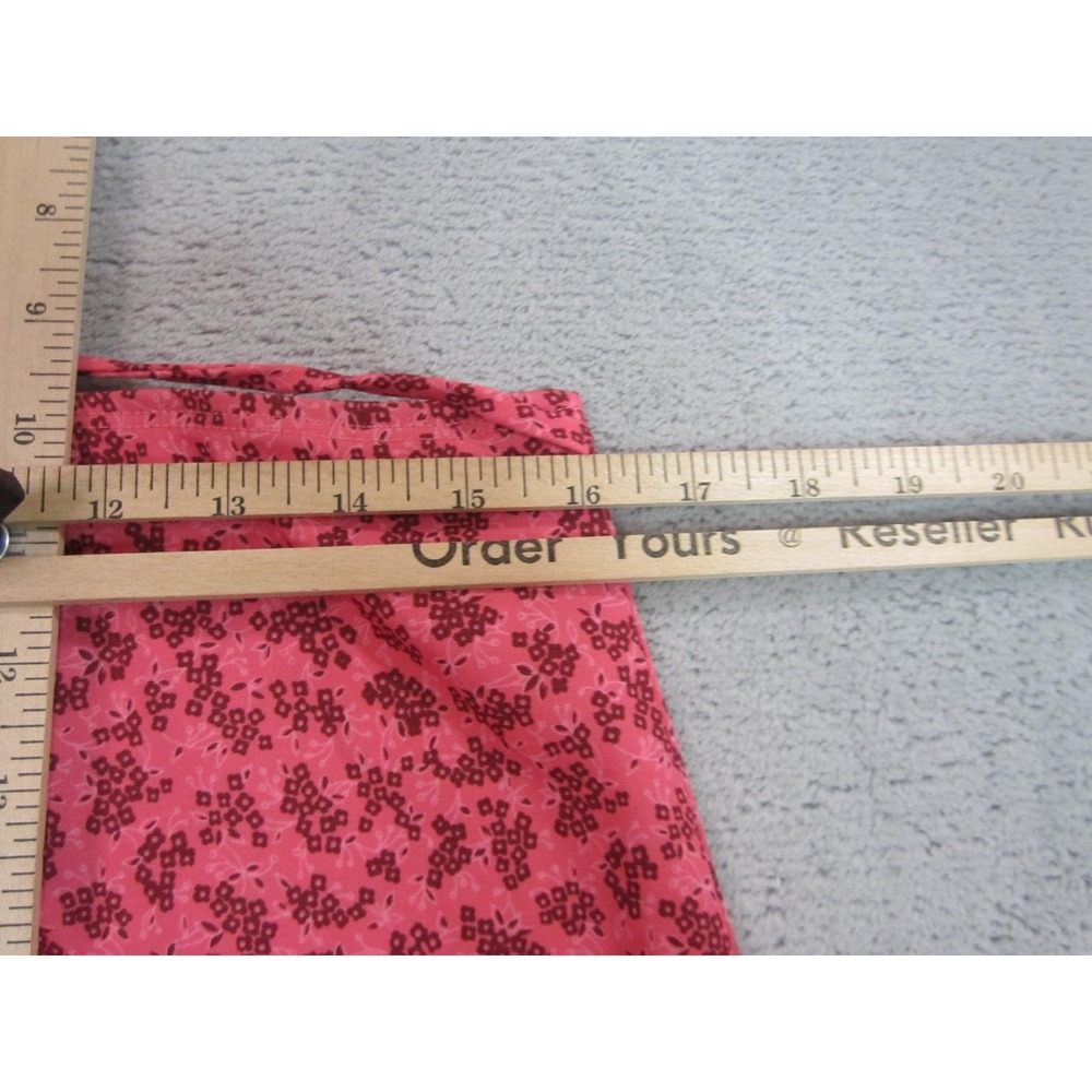 Wet Seal Pink Floral Mini Skirt Women's Large Y2K Stretch Slip Bodycon - Picture 3 of 8